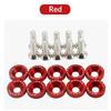 10/20pcs M6 Bolt Set Car Modification Gasket Screw Fenders Bumper Engine Aluminum Concave Screws Hex Fastener