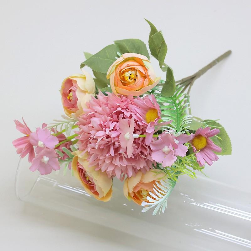 Artificial Hydrangea Bouquet Set Home Decor Floral Arrangement Wedding Photography Prop