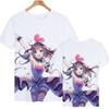 Kizuna AI Hololive VTuber Косплей Футболка 2025 Новая 3D Печать Кавайный Детский Аниме футболка Мужская/Женская Харадзюку Короткий Рукав Футболка Y2k Топ