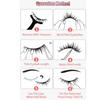 10Pair Fluffy Colored False Eyelashes Natural Color Lashes Extension Cat Eye False Eyelashes  Women
