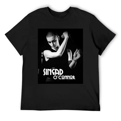 Музыкальная футболка Sinead O'Connor, графическая футболка, забавные футболки с мемами, графические футболки, черные футболки для мужчин