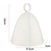 2Pcs Sauna Hat Vaporarium Hat Water Absorption Wool Hat Heat Insulation Felt Bath Cap Bathroom Sauna Accessories