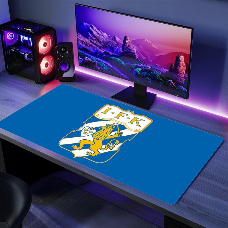 IFK Göteborg Print Cushion Non-slip Laptop Tablet Big Mousepad XXL Mat Mini PC Playmat With Lock edge