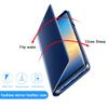 For Xiaomi POCO M6 Pro 4G Case Clear View Mirror Phone Case For Poco M 6 M6 Pro Pocophone M6Pro PocoM6 Pro Flip Stand Back Cover