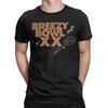 Мужские футболки с изображением рэпера Криса Брауна Breezy Bowl XX Tour из чистого хлопка, модные футболки с коротким рукавом и круглым вырезом, футболки больших размеров