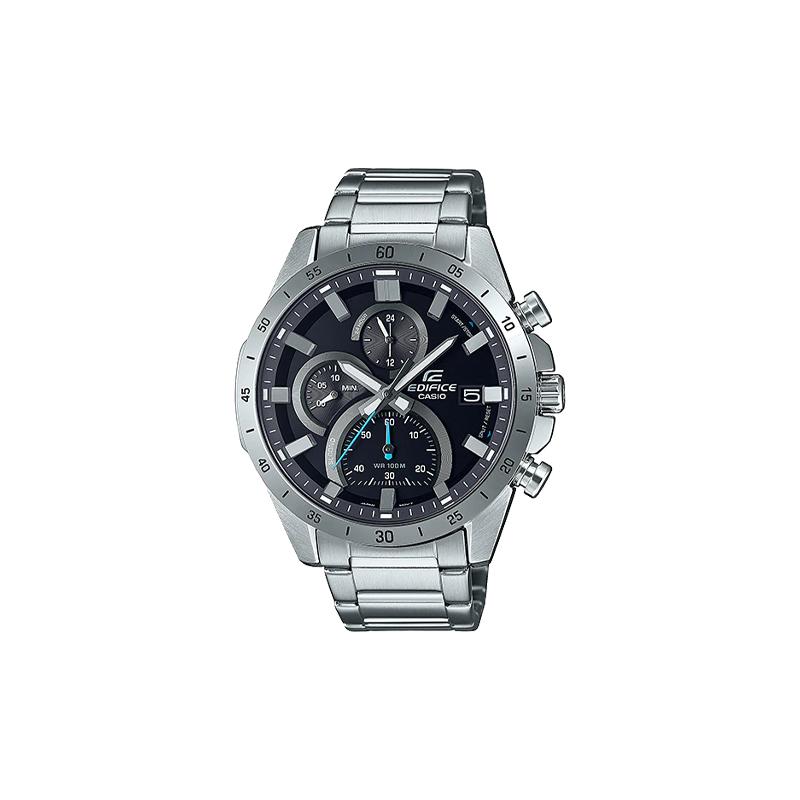 Casio EDIFICE Водонепроницаемые 100 Кварцевый механизм Стальной ремешок Японские и корейские часы Мужские;s Часы Черный Циферблат EFR-571D-1AVU