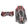 RC Car Shell and Tail Wing Set Remote Control Car Body Shell Replacement for WLTOYS 124010 1/12