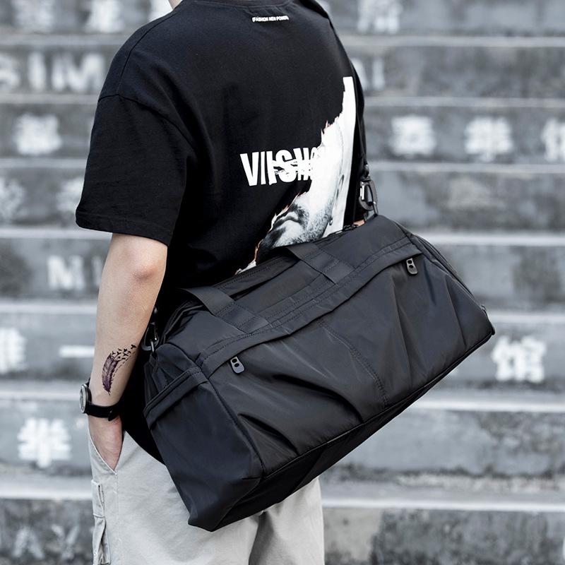 Fashion Travel Bag Dry and Wet Separation Fitness Bag Training Men's Bag Duffel Bag Single Shoulder Oblique Span Women's Bag
