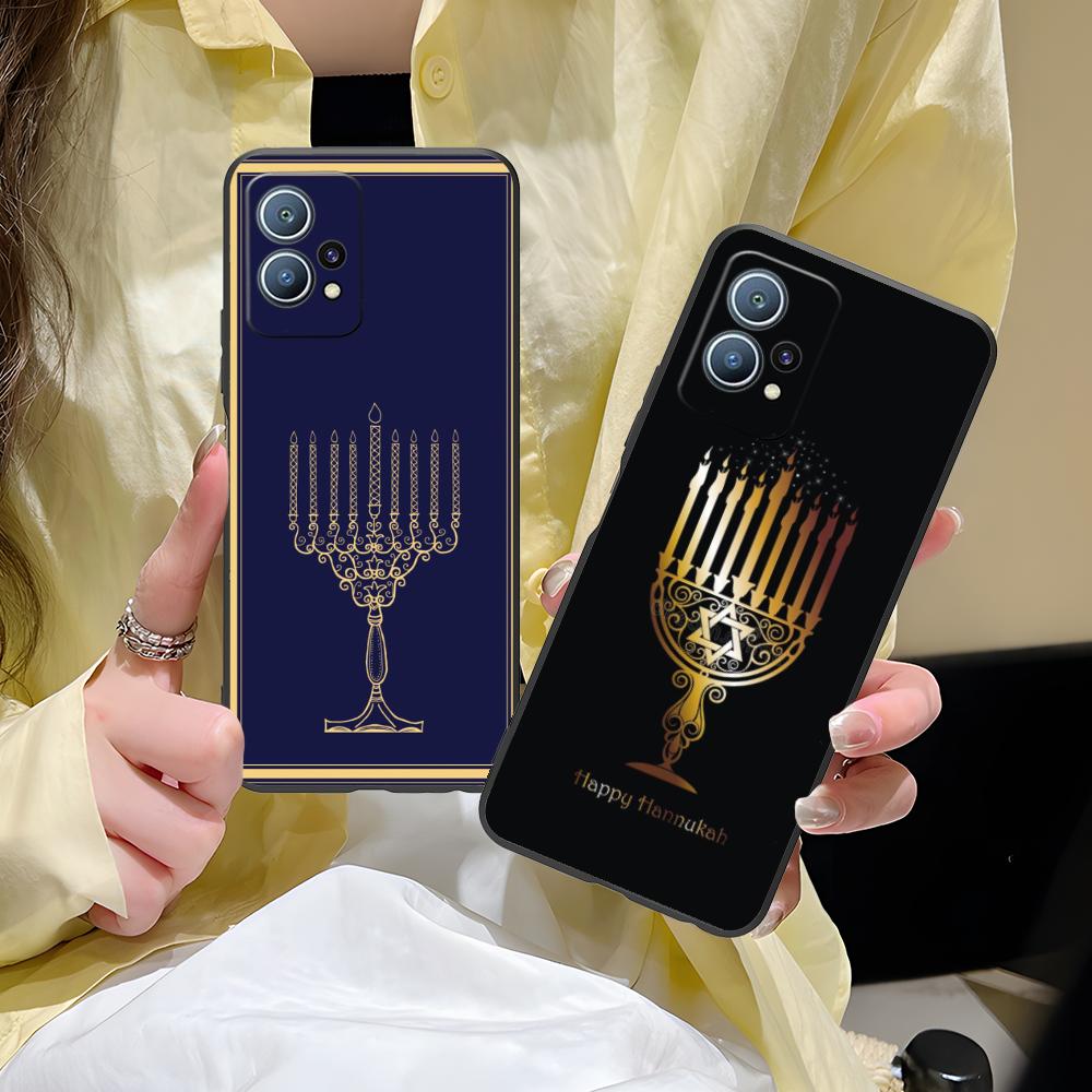 Еврейский Ханукальный Чехол для Мобильного Телефона для Huawei P60 P50 P40 P30 P20 P10 P9 P8 Pro Lite Plus Цветной Печатный Чехол Чехол Роскошный