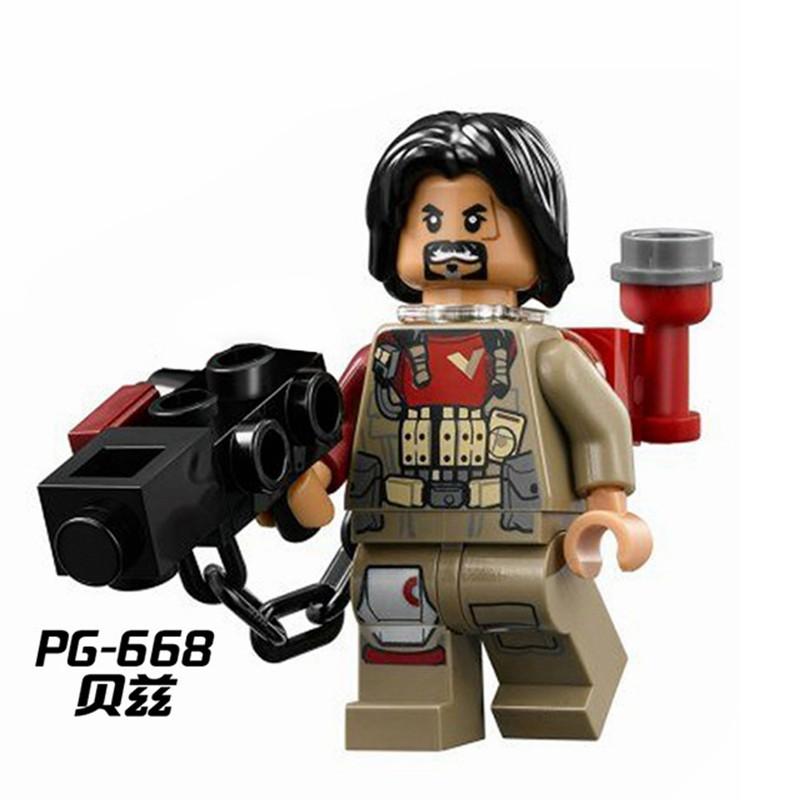 Star Wars Minifigures Yoda Darth Vader Luke Han Solo Mandalorian Set Building Blocks Toys Gifts Pg792