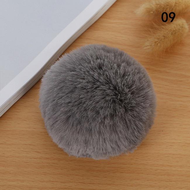 1 шт., пушистый 8 см, шарик из кроличьего меха, брелок для ключей, аксессуары, шляпа с помпоном «сделай сам», одежда, украшение для обуви