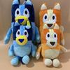 Bluey Family Bingo Bandit Chilli Toy Cute Pet Dog Sister Kawai Stuffed Plush Children Toy Animal Doll Christmas Birthday Gift