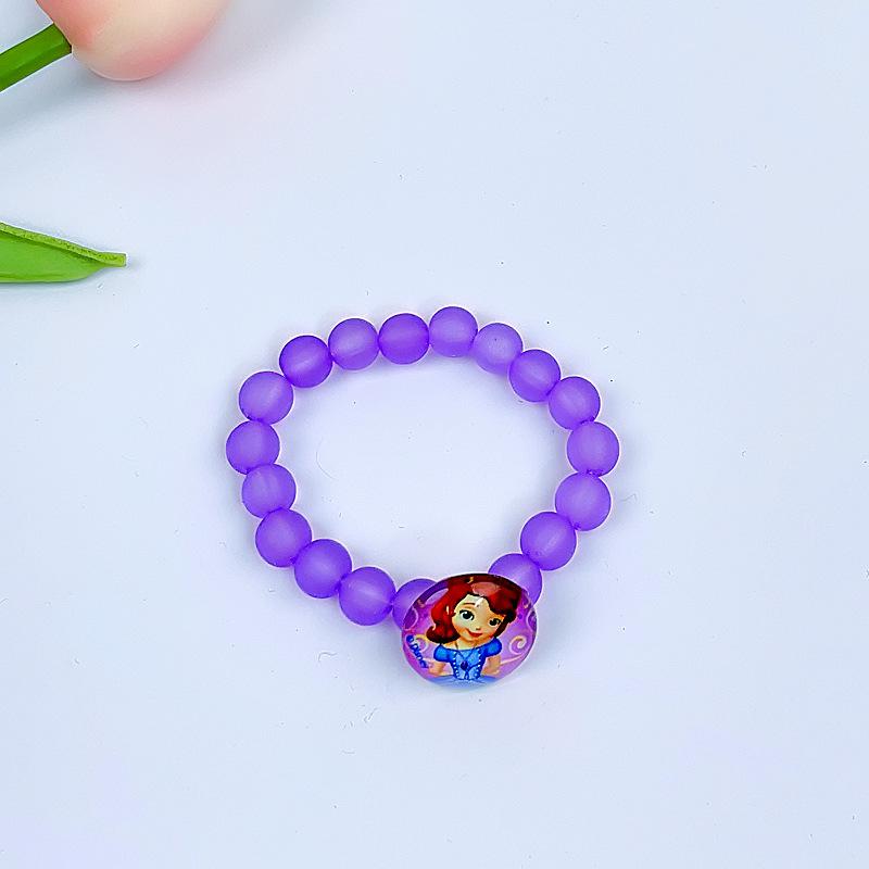 Мультяшный кулон-русалка, браслет из бусин для девочек