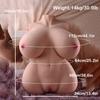 Половина тела 14 кг Секс-кукла Женская Сексуальный Торс Реальный 3D Вагинальный Анальный Двухканальный Кукла Любви Мягкая Грудь Ягодицы Мужская Мастурбация Секс-игрушка