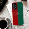 Morocco Flag Phone Case For Samsung Galaxy A15 A14 A54 A13 A53 A12 A52S A55 A22 A23 A24 A32 A33 A34 A25 A35 A03S A04S A02S For S