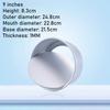 Круглая форма для торта 2-9 дюймов со съемным дном DIY из алюминиевого сплава Форма для выпечки чизкейка Инструменты для украшения десертов из мастики