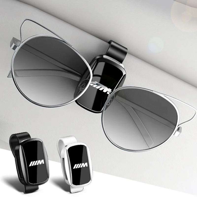Car Sticker Hot 2025 Car Eyeglass Holder Glasses Storage Clip For BMW M Sport E39 E46 X1 X2 X3 X4 X5 X6 X7 Sunglasses Holder Int