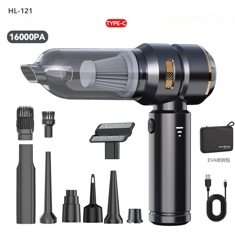 Автомобильный пылесос Бесщеточный Автомобильная беспроводная зарядка Автомобиль Дом Автомобиль Маленький Мини Высокая мощность Воздуходувка для пыли