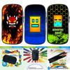 Angry Geometry Dash Pencil Case School Pencilcase for Girl Boy Pen Box Stationery Bag Big Pencil Holder