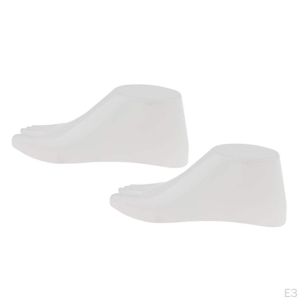 5Pcs Adult Foot Mannequin for Sock Display Female