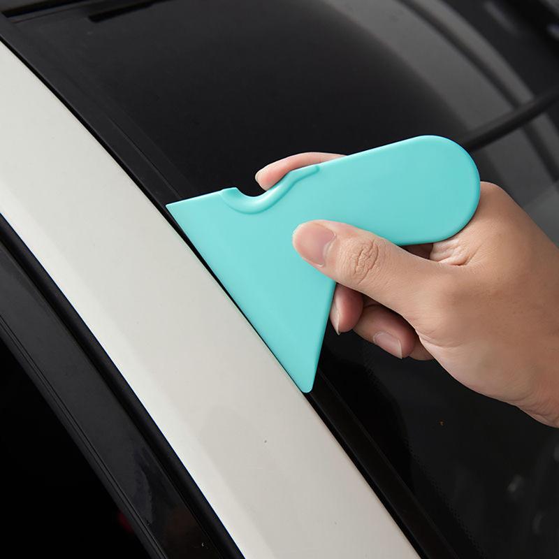 ALIWRAP 5/10pcs Triangular Squeegee Car Vinyl Wrap Film Plug Edge Tool Plastic Scraper Window Tint tall Go Corner Stick Tool