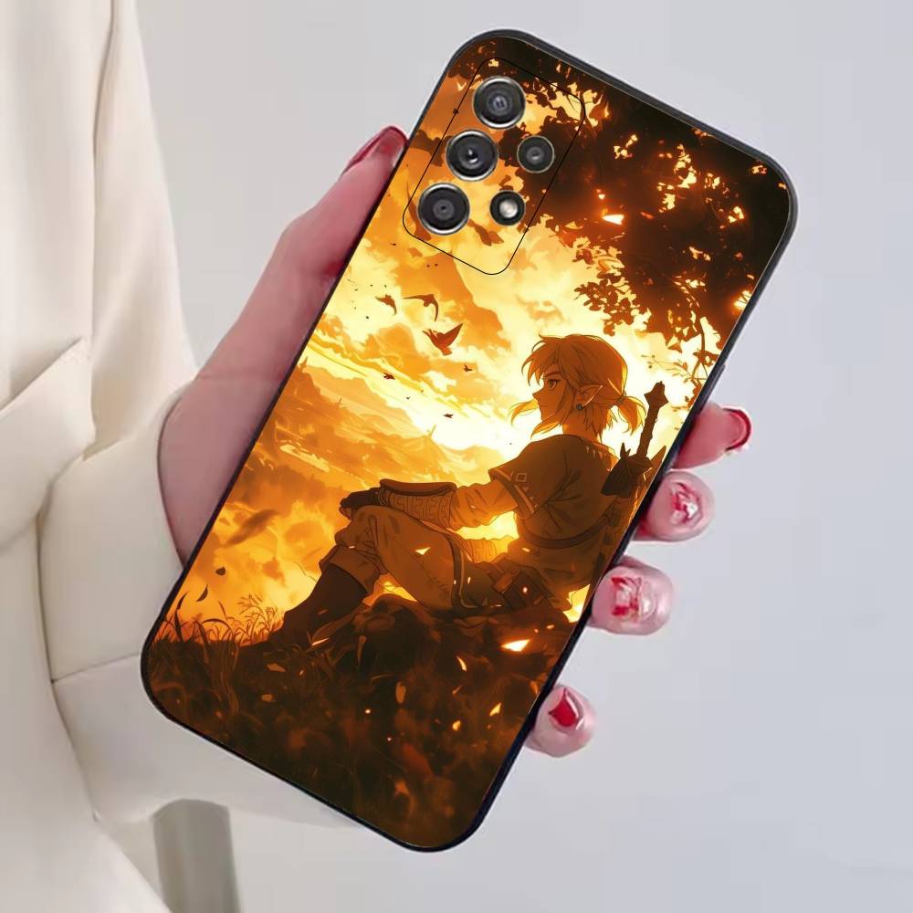 Game Z-Zelda L-Link Phone Case For Samsung S25,S24,S21,S22,S23,S30,Ultra,S20,Plus,Fe,Lite,Note,10,Black Cover