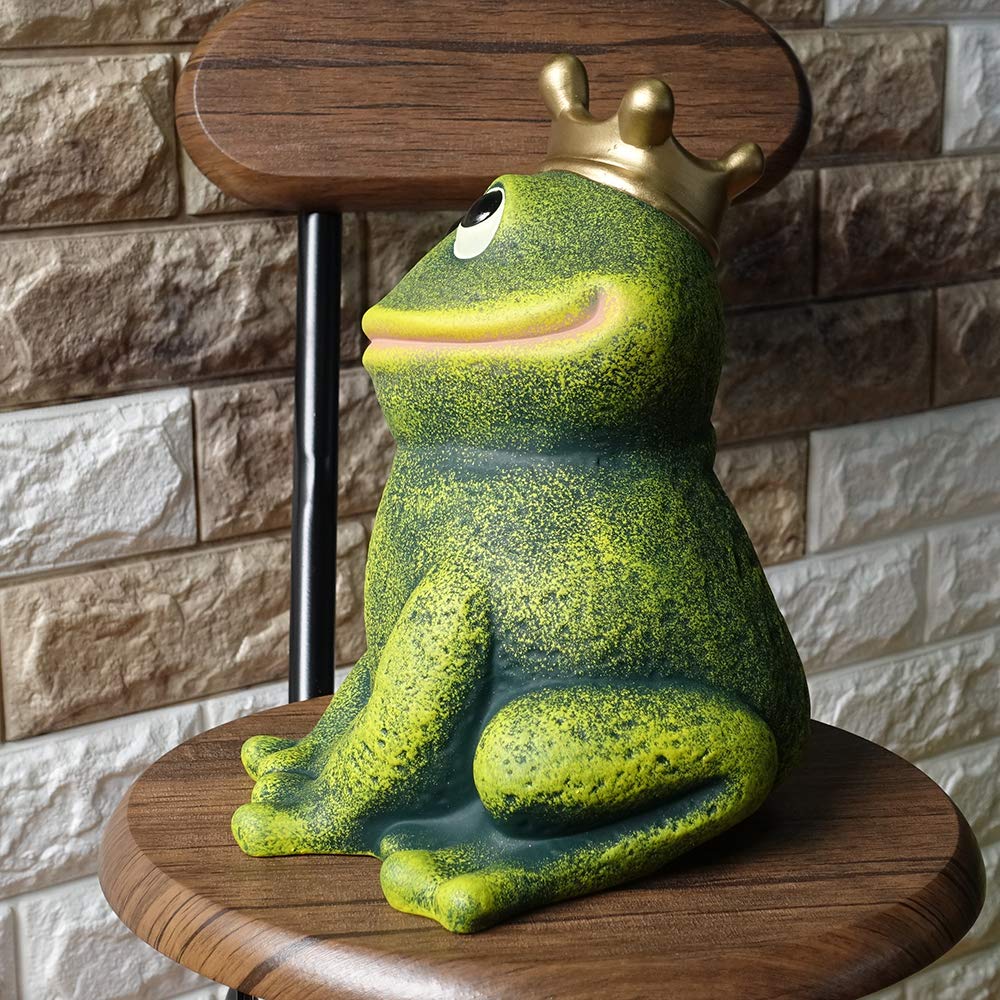 Лягушка-принцесса 24 см Лягушка Товары Украшение Лягушка Разные товары Сделано в Португалии Терракотовый орнамент pto-2310g