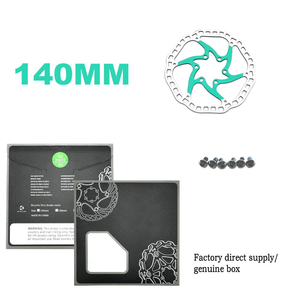 140/160/180 мм сверхлегкий велосипедный гидравлический дисковый тормоз роторы горный велосипед шоссейный гоночный велосипед ротор тормозного диска с 6 болтами