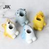 Compact Bathroom Storage Cute Animal Toothbrush Holder Funny Resin Pen Mini Single Portable Tooth Brush Stand Organizer for Washroom Vanity Countertop