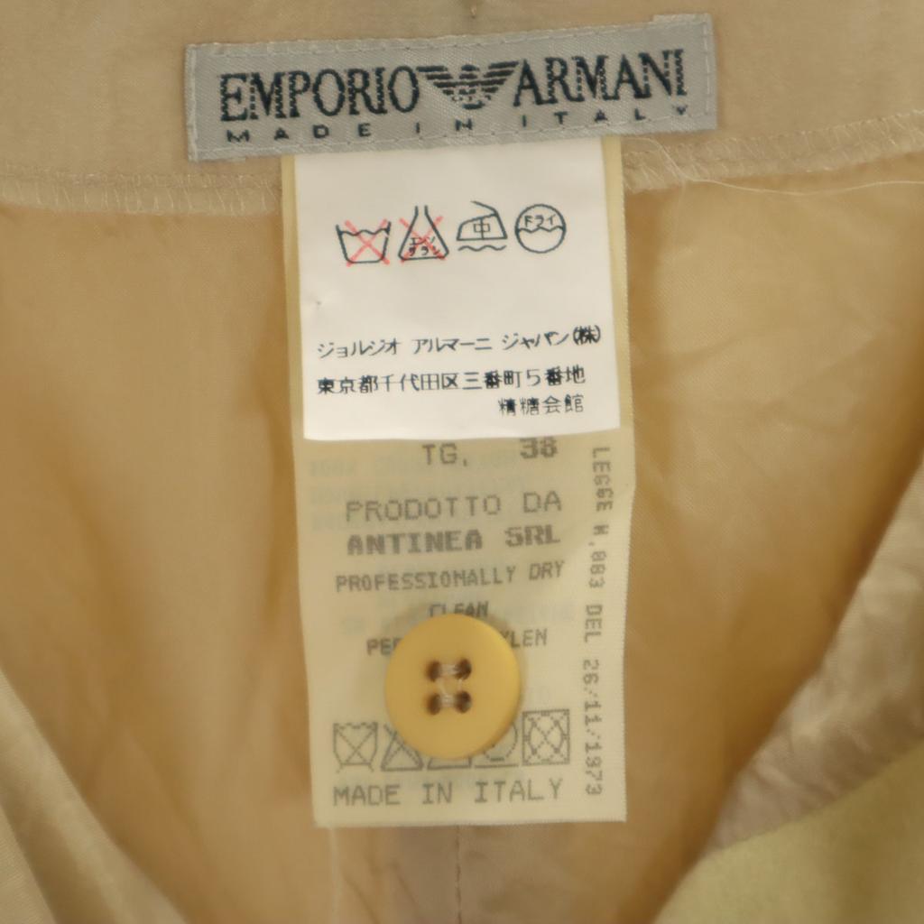 Emporio Armani 90-е Сделано в Италии Шерстяная смесь Старая Миди длина Обертка Юбка 38 Женская Б/у