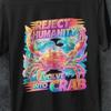 Reject humanity evolves into crab shirt, Funny Meme Shirt, Funny Gifts, crab tee, crab shirt, crab gifts, Gag Gifts, Y2K Shirt, bootleg shirt