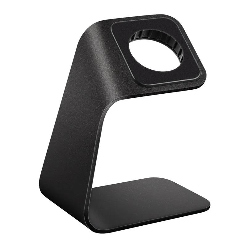 Aluminum Alloy Desktop Watch Wireless Charger Stand Base for Apple Watch Charge Base Mount Non-slip for iWatch Charging Holder