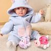 Soft Rubber Baby Car Toy Friction Powered Rattle Roll Cars Inertia Pull Back Car  for 1-3 Years Old