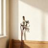 Wall Mounted Cat Butt Tail Key Rack Wooden Key Hanger Cat Shaped Wall Hook  Bathroom