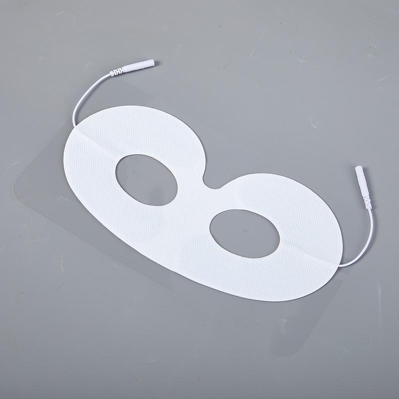 Нетканый самоклеящийся чехол для маски для глаз Ems Tens, электродная накладка для электронного массажера с импульсной терапией и отверстием для штекера