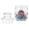 Sun Art Glass Storage Little Red Riding Hood Made In "SWIMMER" Container/Canister, 500ml, Design, Japan, SAN3667-1