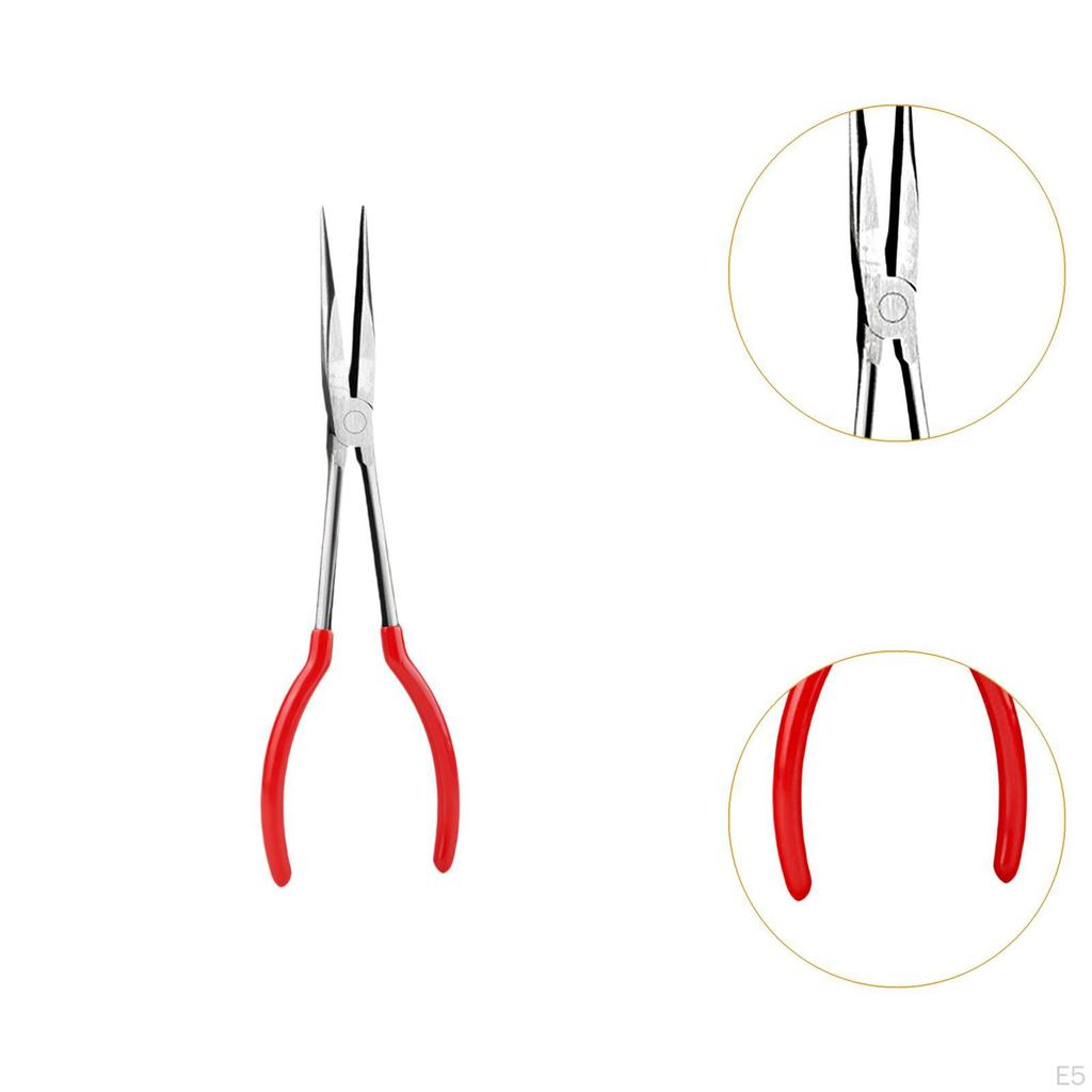Extended Reach Pliers for Jewelry Crafting with Ergonomic Handles
