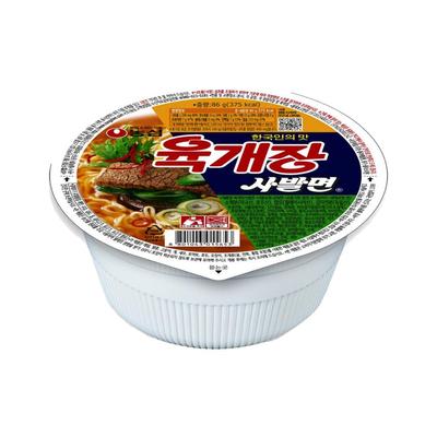 Суп с лапшой Nongshim Yukejang, острый и острый, 86 г