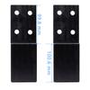 1 Pair 4" Inch Bed Frame Support Legs Replacement Leg Bed Reinforcement Kit Wood
