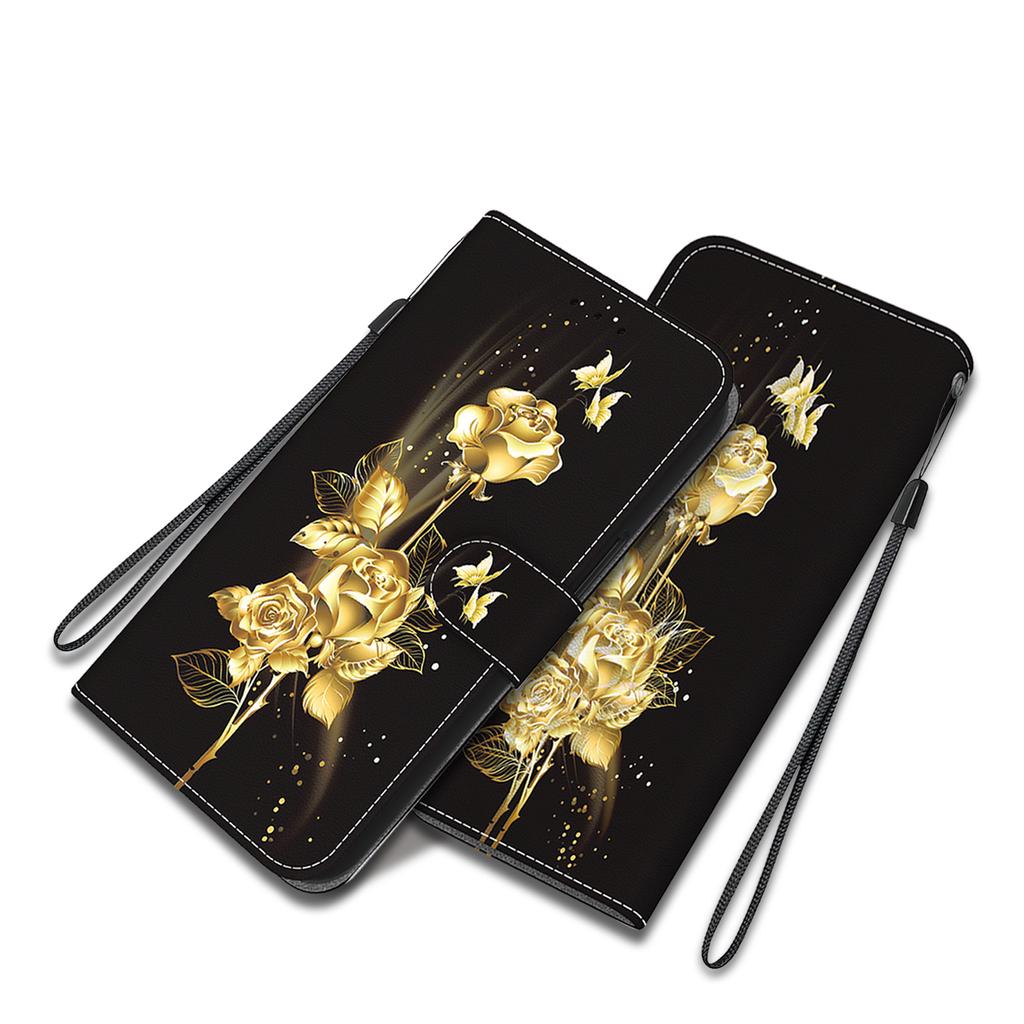 Чехол-кошелек с держателем для карт, чехол из искусственной кожи с цветочным принтом, противоударный чехол с ремешком на запястье для Google Pixel 8 7 7A 6A 5A 5XL Pixel7 Pixel6