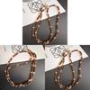 Pvc Phone Lanyard With Crystal Bead Chain For Women And Men