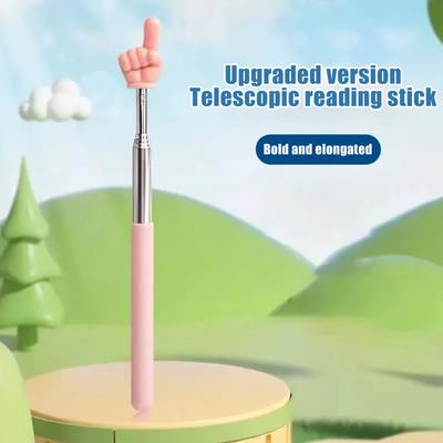 Выдвижные указки для учителей, демонстрационные палочки для классов, пальчиковые дубинки, игрушки для раннего развития, творческие учебные принадлежности и игровые игрушки(1шт)