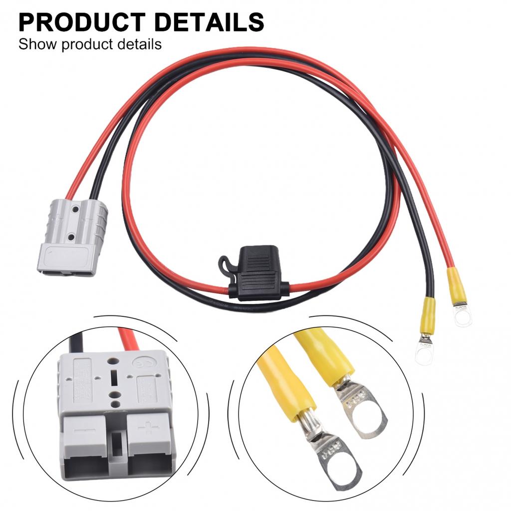 50A Wiring Kit 12V,6m For Anderson Type-Plug Battery/Cable Quick Connect// Tools