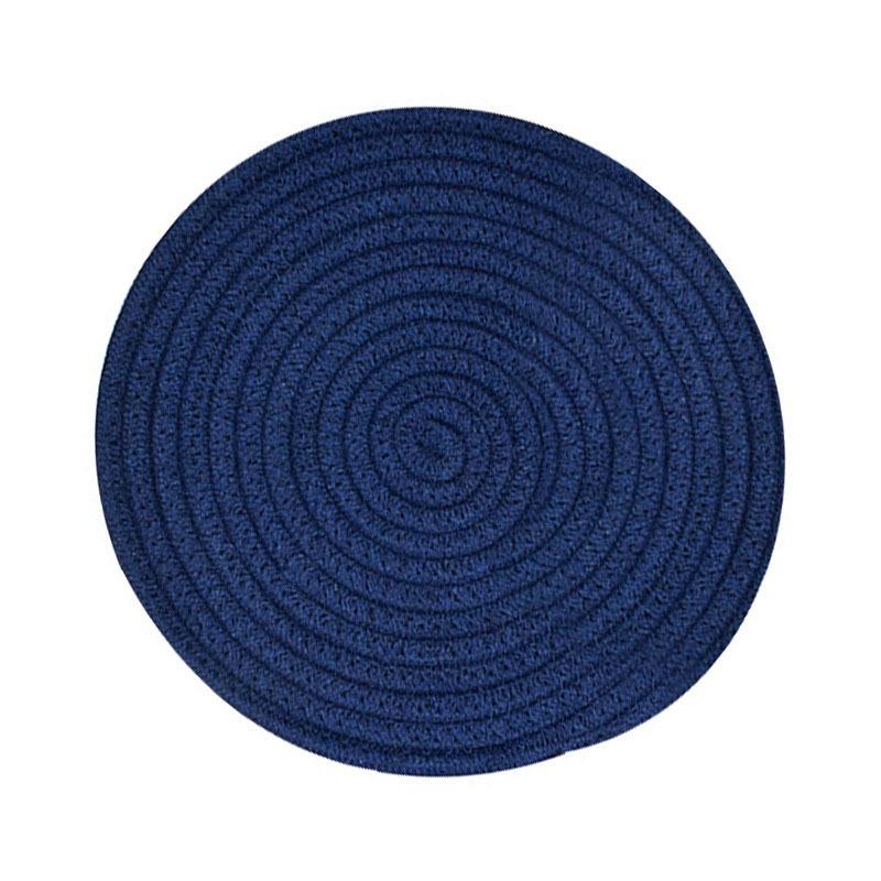 Круглая хлопковая подставка под тарелку для обеденного стола, кухонные принадлежности, термостойкая подставка под стакан для кофе и напитков