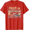Raised On Old School Hip Hop Cassette Graphic TShirt Unisexs Casual Cotton Crewneck Tee