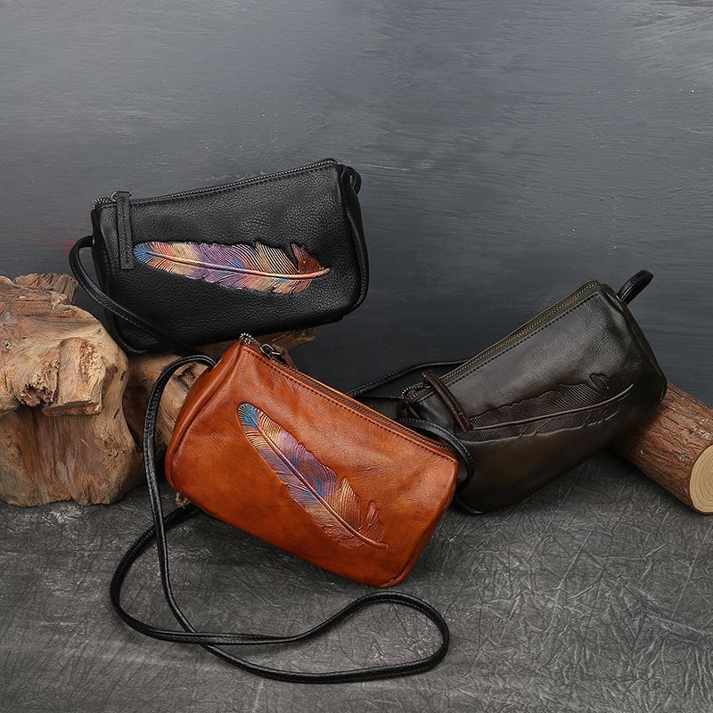 Женская сумка через плечо из натуральной кожи, верхний слой из коровьей кожи, женская винтажная квадратная сумка