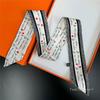 Version Diagonal Streamer Scarf Women's Thin Narrow Long Strip Lazy Versatile Decorative Belt Small Scarf Headband Bag Portable