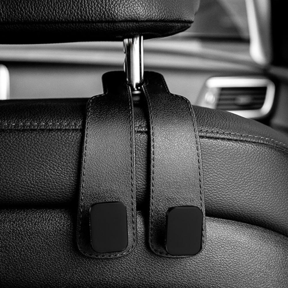 2 in 1 Car Headrest Hook Hidden Car Hooks Car Organizer Clips Car Interior Accessories