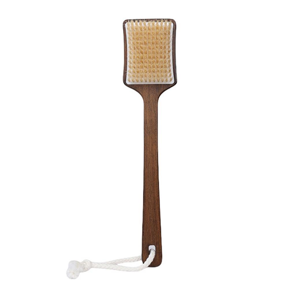 Soft Bristles Back Scrubber Ergonomic Shower Back Scrub Scrubbing Brush Bath Brush Bathroom Tools