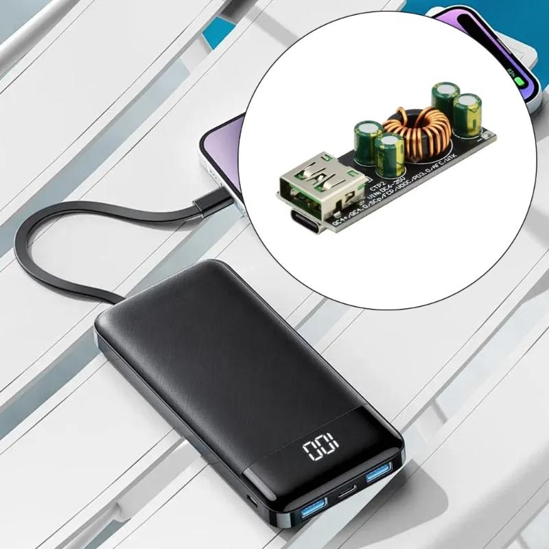 Компактный модуль быстрой зарядки PD3.0 QC4.0 Вход 35 В Выход 4,5 А Универсальная быстрая зарядка для мобильных устройств Источник питания